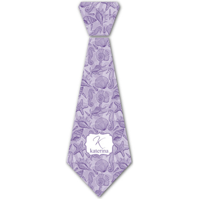 Sea Shells Iron On Tie - 4 Sizes w/ Name and Initial