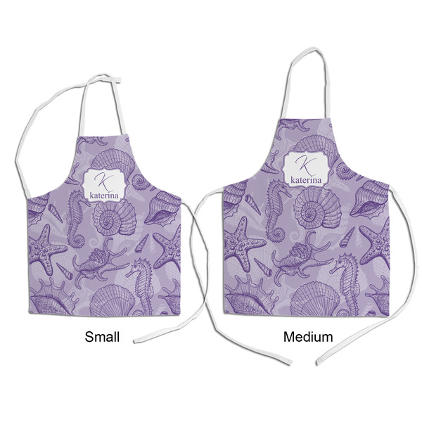 Sea Shells Kid's Aprons - Comparison