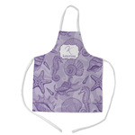Sea Shells Kid's Apron - Medium (Personalized)