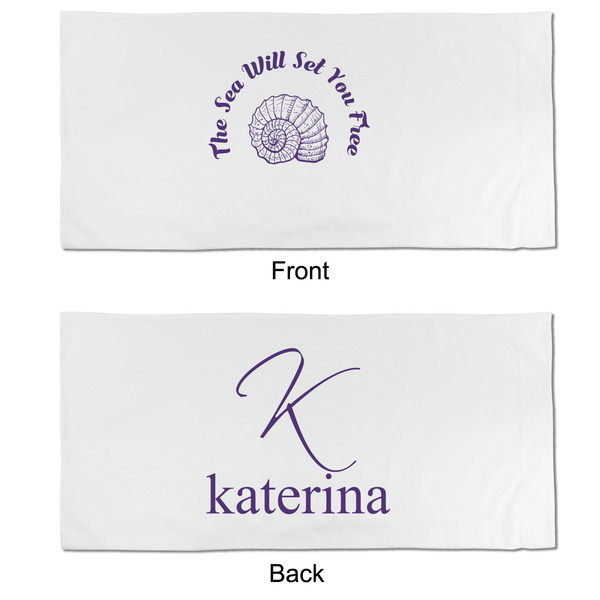 Sea Shells King Pillow Case - APPROVAL (partial print)