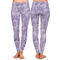 Sea Shells Ladies Leggings - Front and Back