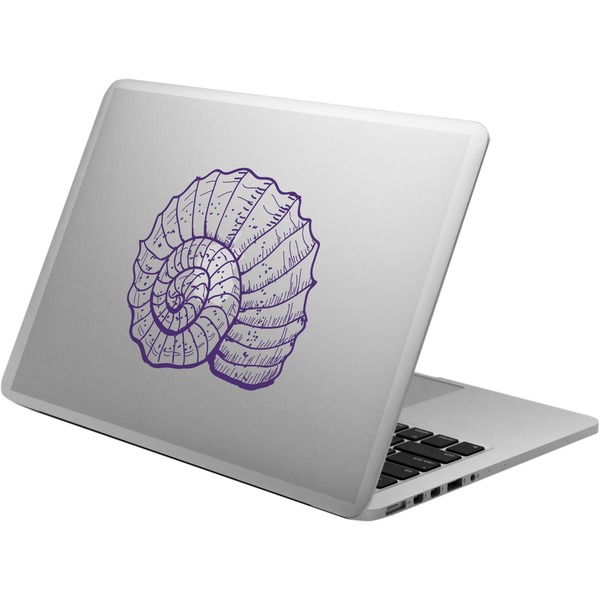 Custom Sea Shells Laptop Decal