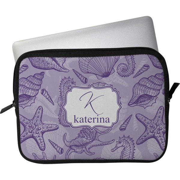 Custom Sea Shells Laptop Sleeve / Case (Personalized)