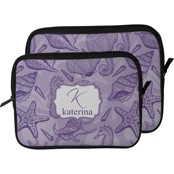 Sea Shells Laptop Sleeve (Size Comparison)