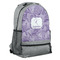 Sea Shells Large Backpack - Gray - Angled View