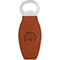 Sea Shells Leatherette Bottle Opener - Double Sided (Personalized)