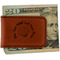 Sea Shells Leatherette Magnetic Money Clip (Personalized)