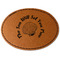 Sea Shells Faux Leather Iron On Patch - Oval (Personalized)