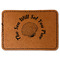 Sea Shells Faux Leather Iron On Patch - Rectangle (Personalized)