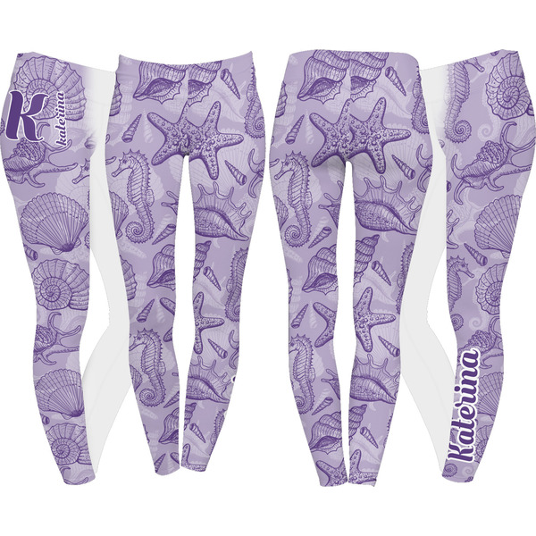 Sea Shells Leggings Turn Around - Apvl