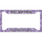 Sea Shells License Plate Frame - Style A