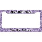Sea Shells License Plate Frame - Style B (Personalized)