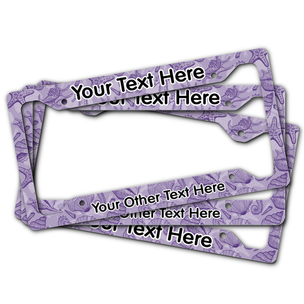 Sea Shells License Plate Frames - (PARENT MAIN)