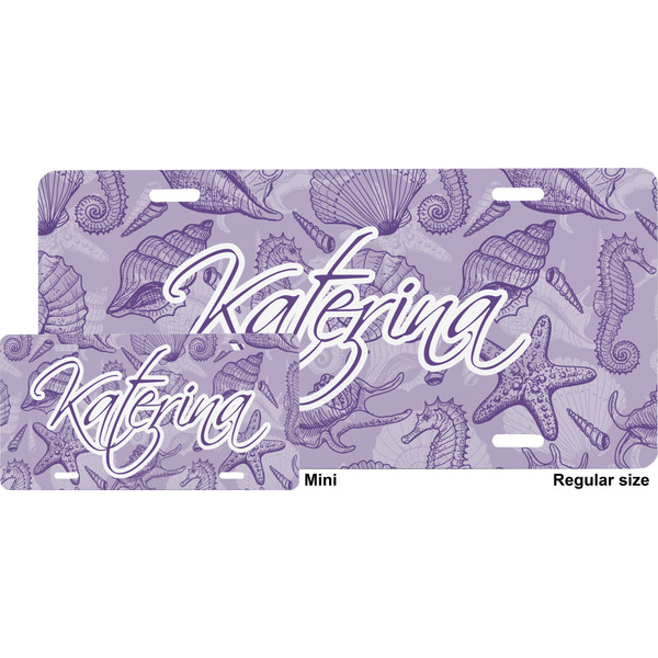 Sea Shells License Plate (Sizes)