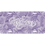 Sea Shells Front License Plate (Personalized)