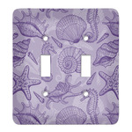 Sea Shells Light Switch Cover (2 Toggle Plate)
