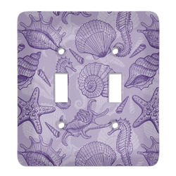 Sea Shells Light Switch Cover (2 Toggle Plate)
