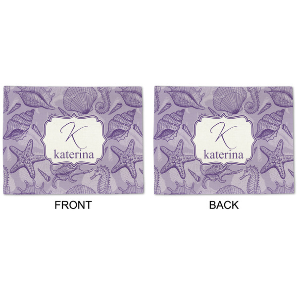 Sea Shells Linen Placemat - APPROVAL (double sided)