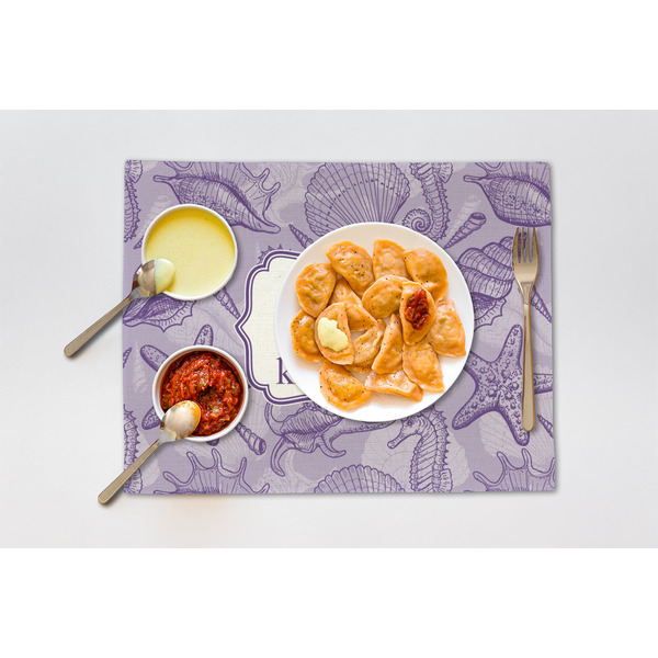 Sea Shells Linen Placemat - Lifestyle (single)