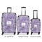 Sea Shells Luggage Bags all sizes - With Handle