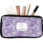 Sea Shells Makeup / Cosmetic Bag - Small (Personalized)