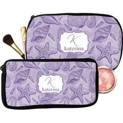 Sea Shells Makeup / Cosmetic Bag (Personalized)