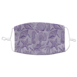 Sea Shells Adult Cloth Face Mask - XLarge