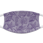 Sea Shells Cloth Face Mask (T-Shirt Fabric)