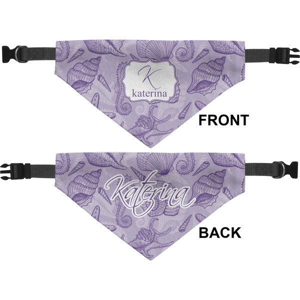 Sea Shells Medium Dog Bandana Approval