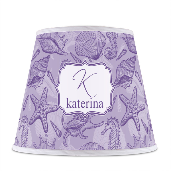 Sea Shells Poly Film Empire Lampshade - Front View