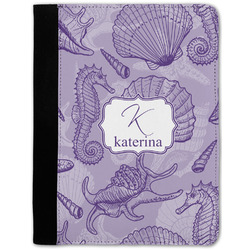 Sea Shells Notebook Padfolio w/ Name and Initial