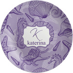 Sea Shells Melamine Salad Plate - 8" (Personalized)