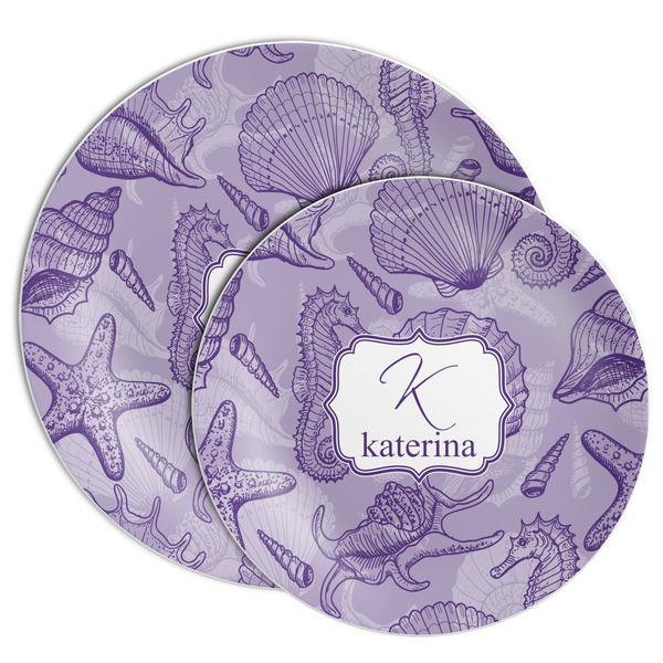 Sea Shells Melamine Plates - PARENT/MAIN
