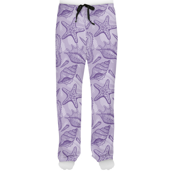 Sea Shells Men's Pjs Front - on model