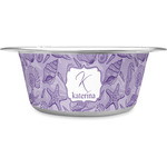 Sea Shells Stainless Steel Dog Bowl (Personalized)