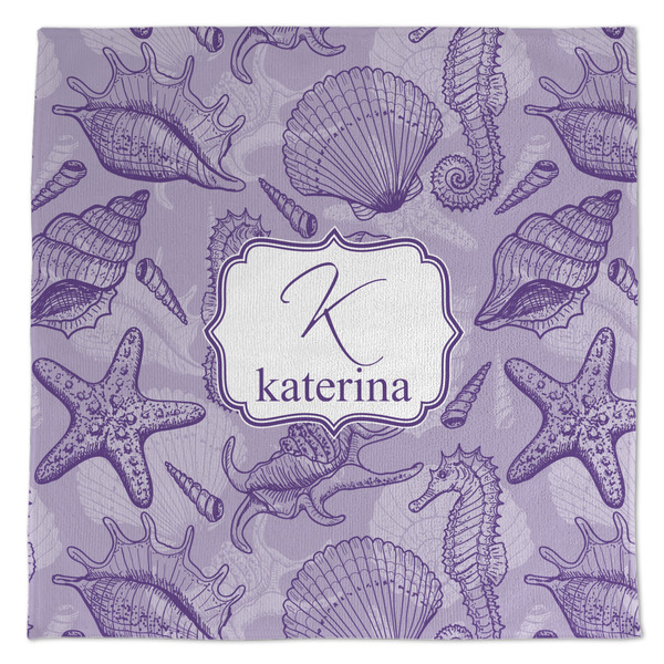 Custom Sea Shells Microfiber Dish Towel (Personalized)