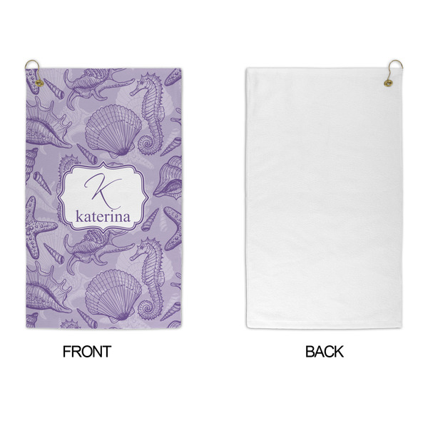 Sea Shells Microfiber Golf Towels - APPROVAL