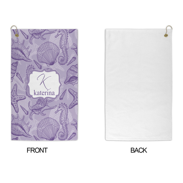 Sea Shells Microfiber Golf Towels - APPROVAL