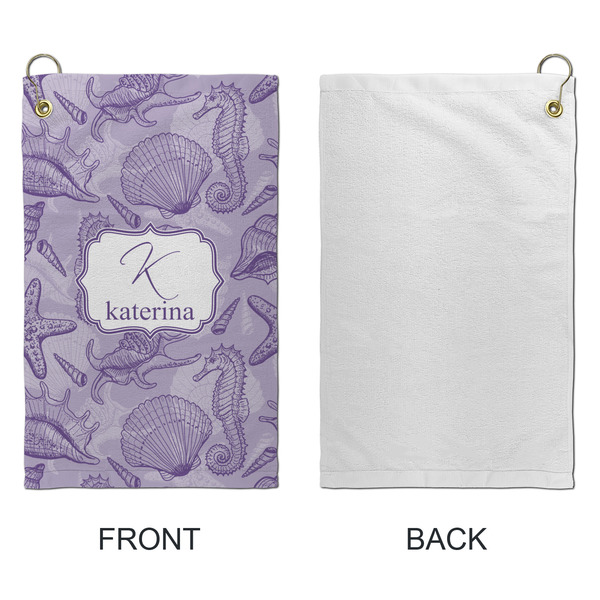 Sea Shells Microfiber Golf Towels - Small - APPROVAL