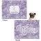 Sea Shells Microfleece Dog Blanket - Regular - Front & Back