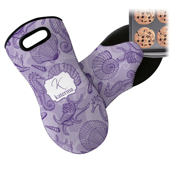 Sea Shells Neoprene Oven Mitt