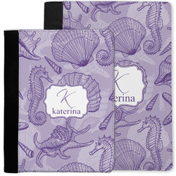 Sea Shells Notebook Padfolio w/ Name and Initial