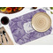 Sea Shells Octagon Placemat - Single front (LIFESTYLE) Flatlay