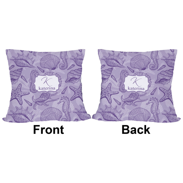 Sea Shells Outdoor Pillow - 16x16