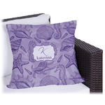 Sea Shells Outdoor Pillow - 16" (Personalized)