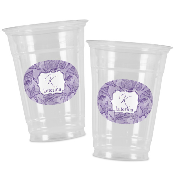 Sea Shells Party Cups - 16oz - Alt View