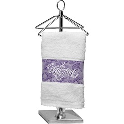 Sea Shells Cotton Finger Tip Towel (Personalized)