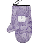 Sea Shells Left Oven Mitt (Personalized)