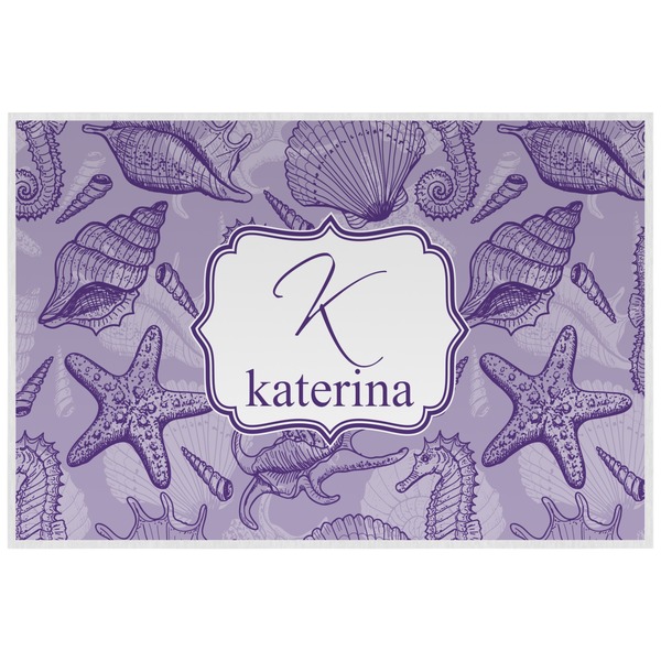 Sea Shells Personalized Placemat (Back)
