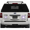 Sea Shells Personalized Square Car Magnets on Ford Explorer